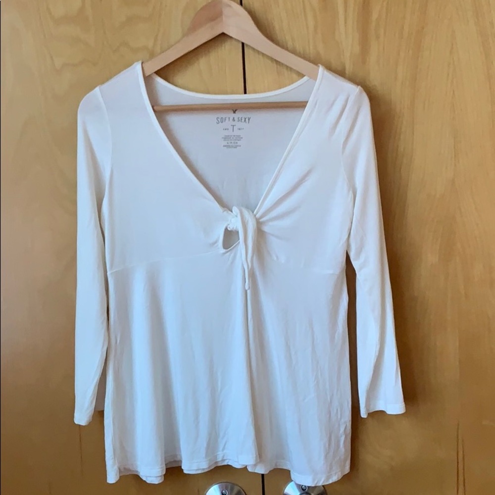 Soft and Sexy American Eagle White Shirt